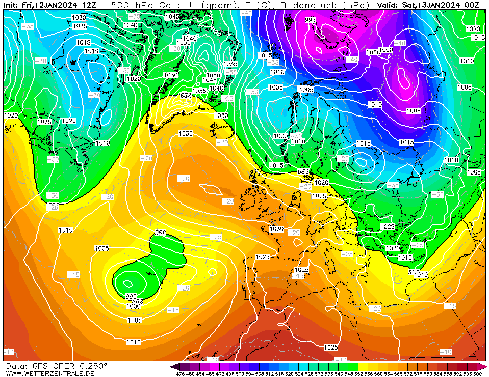 GFSOPEU12-meteo-previ-finde-13-enero-barcelona-noticias