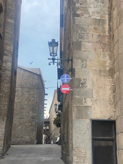 senal-bajarse-de-la-bici-carrer-del-bisbe-barcelona-noticias