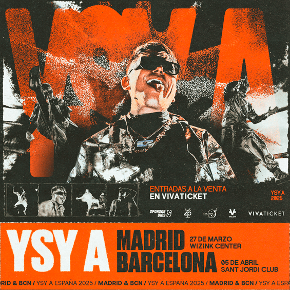 https://www.vivaticket.es/ticket/ysy-a-en-barcelona/12847?utm_campaign=ysy-a-venta-concis&utm_medium=email&utm_source=acumbamail#/sell/events/12847/sessions/19335