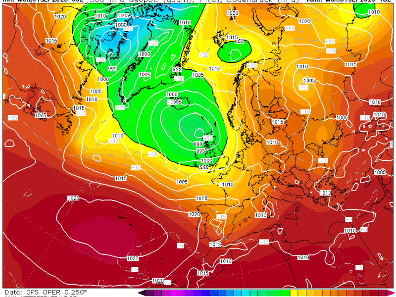 La previsión martes 2 de septiembre de&nbsp;2025.