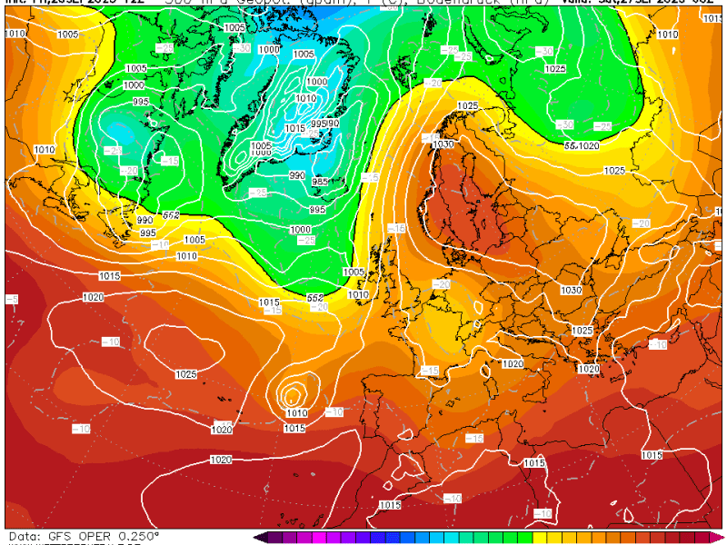 La previsión finde 27 de septiembre de&nbsp;2025.