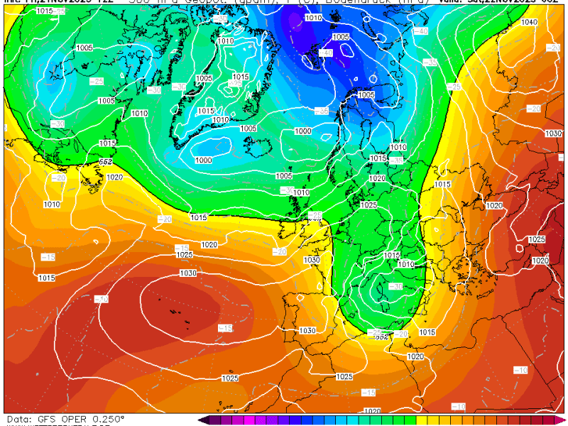 La previsión finde 22 de Noviembre de&nbsp;2025.