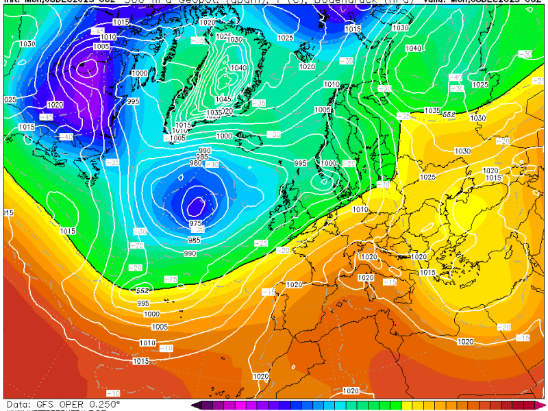 La previsión martes 9 de Diciembre de&nbsp;2025.
