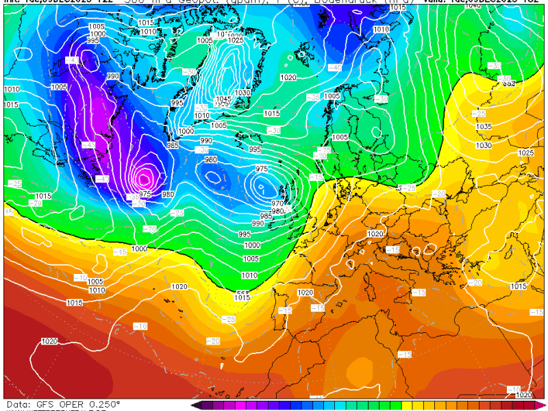 La previsión miércoles 10 de Diciembre de&nbsp;2025.