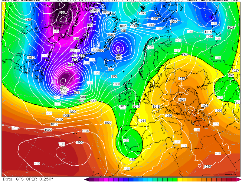 La previsión miércoles 17 de Diciembre de&nbsp;2025.