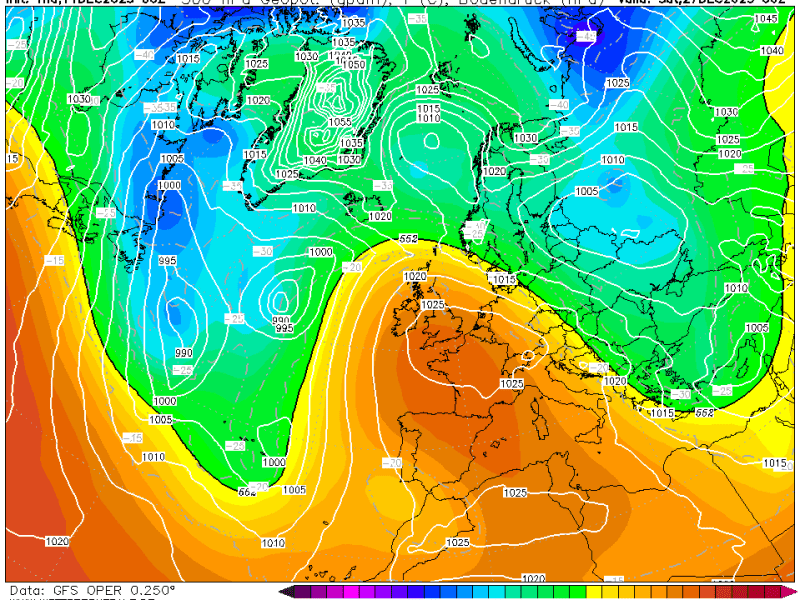 La previsión viernes 12 de Diciembre de&nbsp;2025.