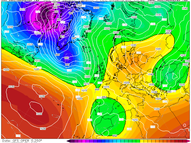 La previsión lunes 19 de Enero de&nbsp;2026.