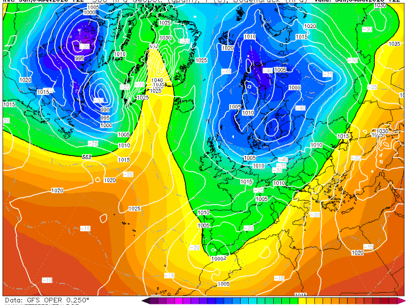 La previsión lunes 5 de Enero de&nbsp;2026.