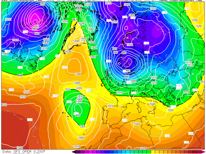 La previsión viernes 2 de Enero de&nbsp;2026.
