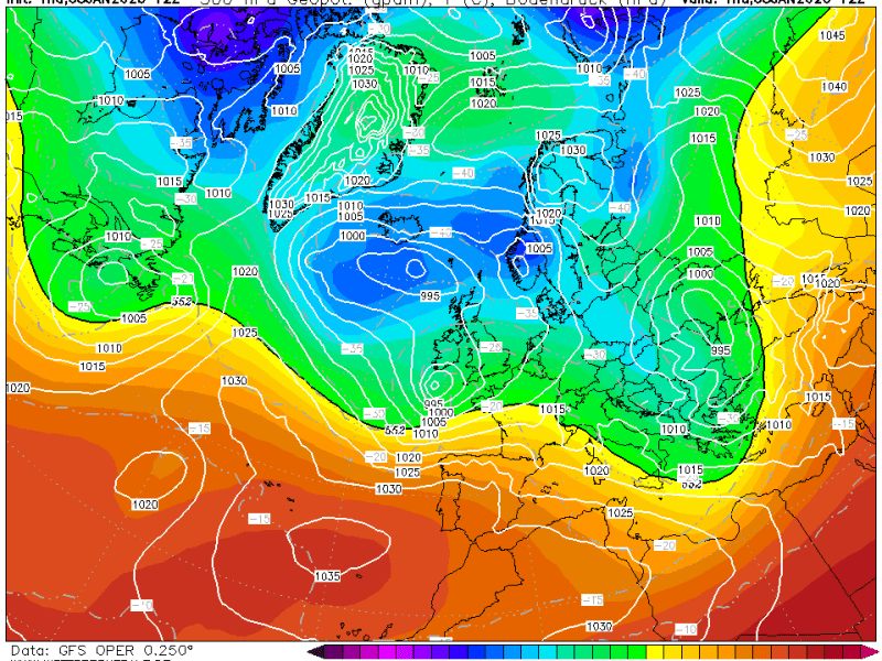 La previsión viernes 9 de Enero de&nbsp;2026.