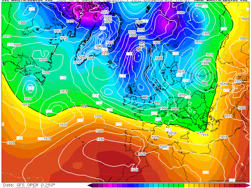 La previsión martes 17 de febrero de&nbsp;2026.