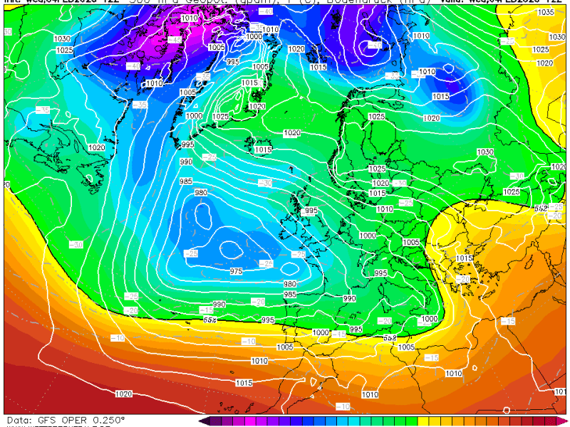 La previsión juevas 5 de febrero de&nbsp;2026.