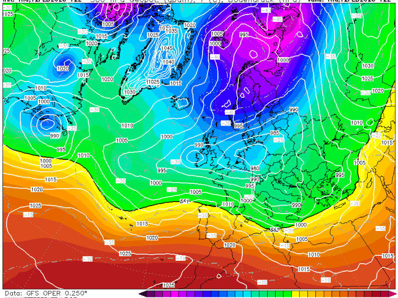 La previsión viernes 13 de febrero de&nbsp;2026.