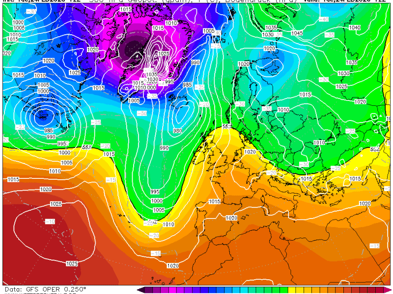 La previsión miércoles 25 de febrero de&nbsp;2026.