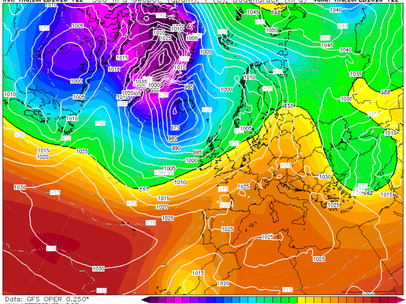 La previsión viernes 27 de febrero de&nbsp;2026.