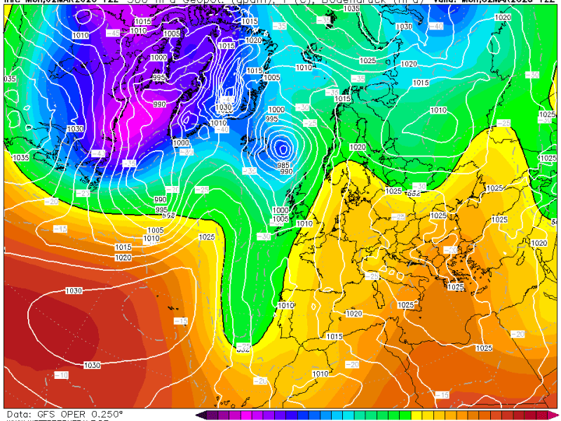 La previsión martes 3 de marzo de&nbsp;2026.
