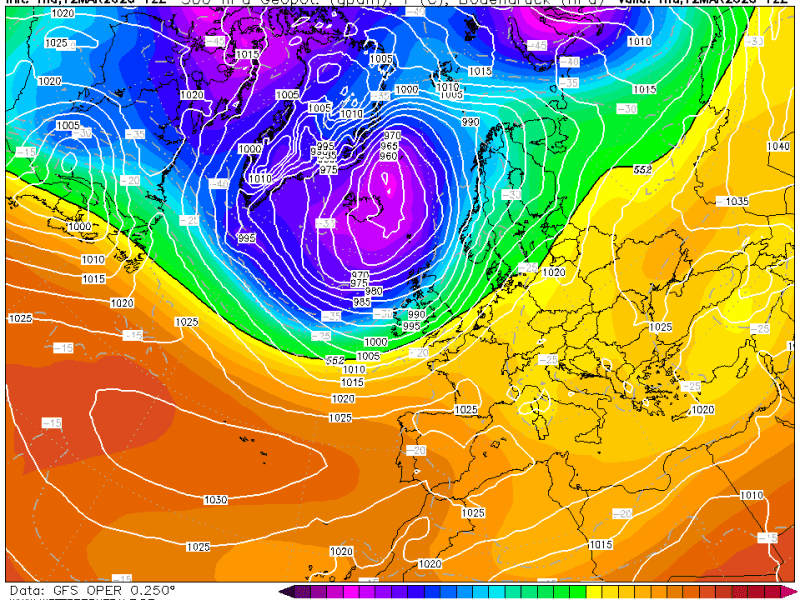 La previsión viernes 13 de marzo de&nbsp;2026.