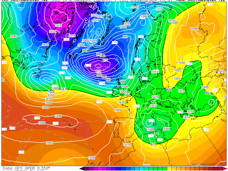 La previsión lunes 16 de marzo de&nbsp;2026.