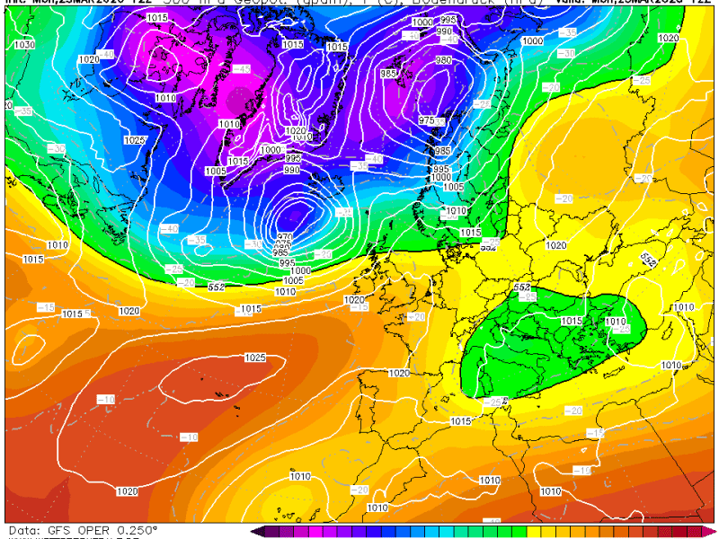 La previsión martes 24 de marzo de&nbsp;2026.