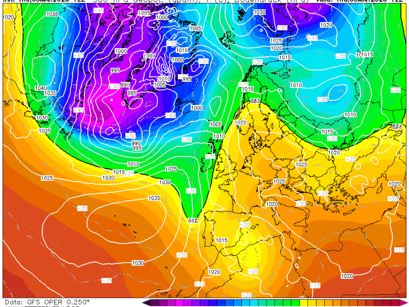 La previsión viernes 6 de marzo de&nbsp;2026.