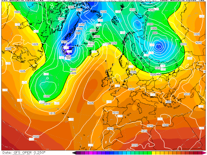 La previsión martes 28 de abril de&nbsp;2026.