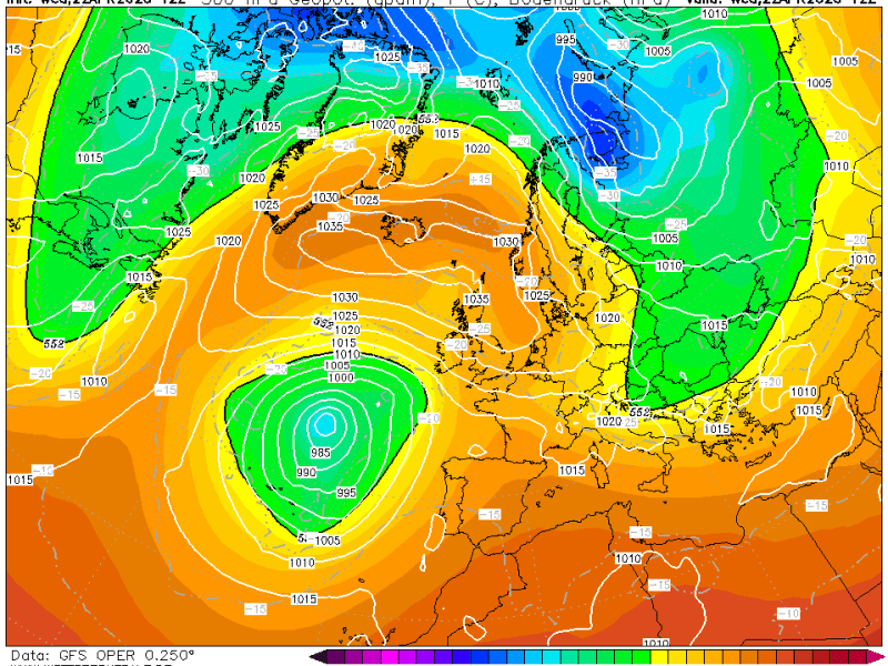 La previsión jueves 23 de abril de&nbsp;2026.